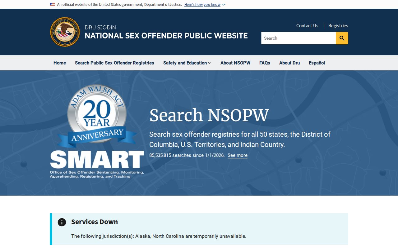 National cross-state search for Barry County sex offender lookup research