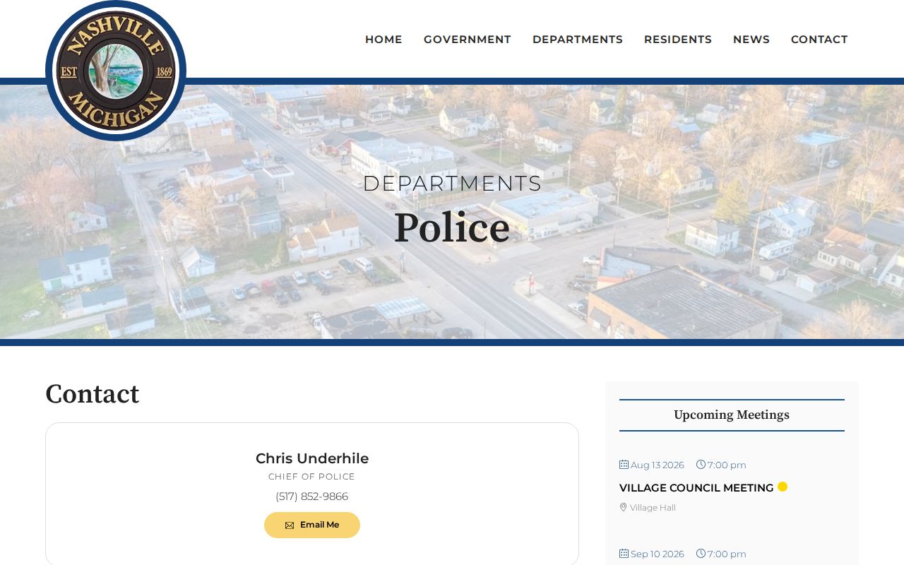 Barry County Nashville police criminal records page